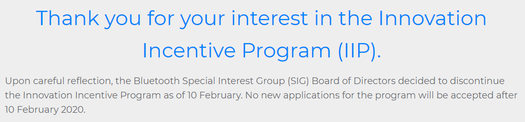 藍牙BQB認證取消了創(chuàng)新激勵計劃(IIP).png 藍牙BQB認證取消了創(chuàng)新激勵計劃(IIP).png